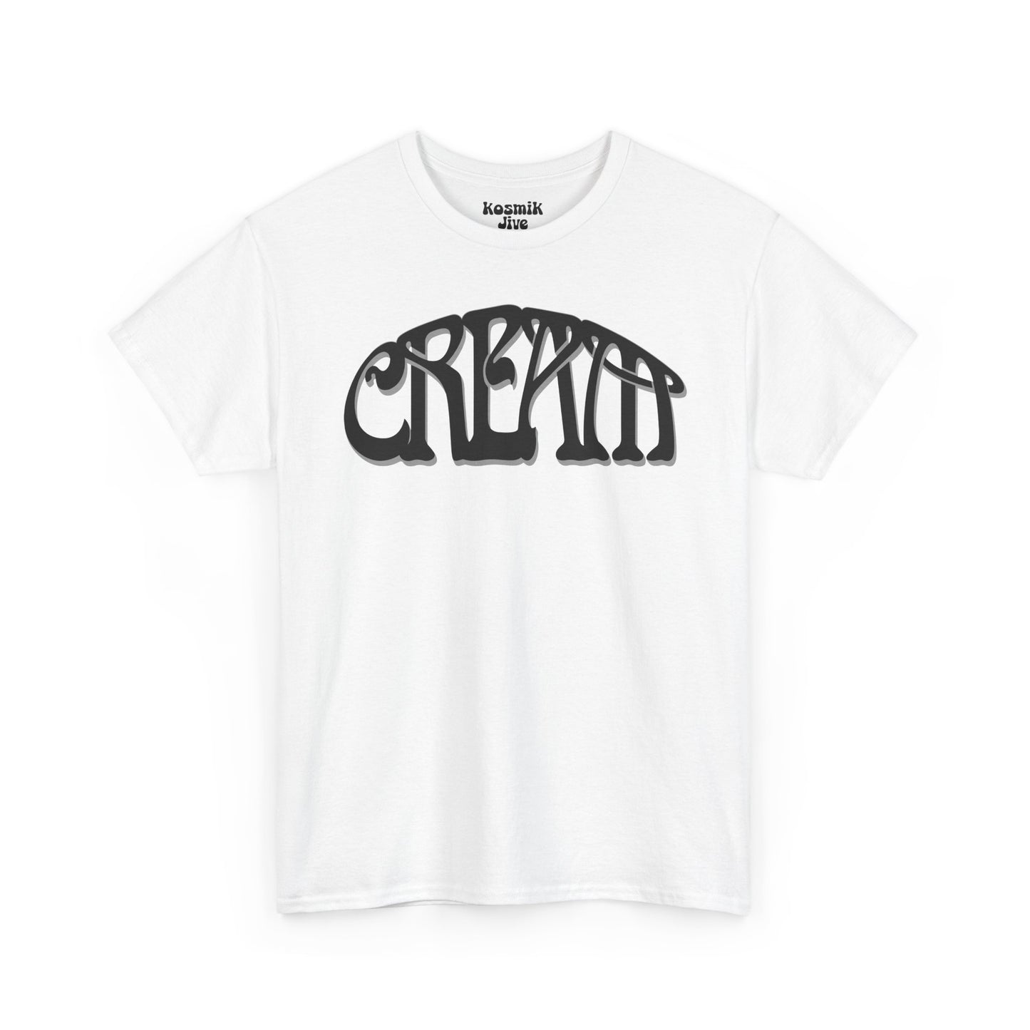 Cream Lettering T-Shirt