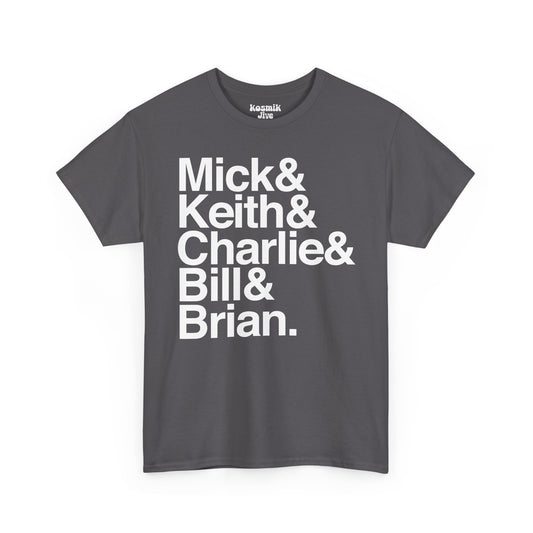 Mick & Keith & Charlie & Bill & Brian T-Shirt