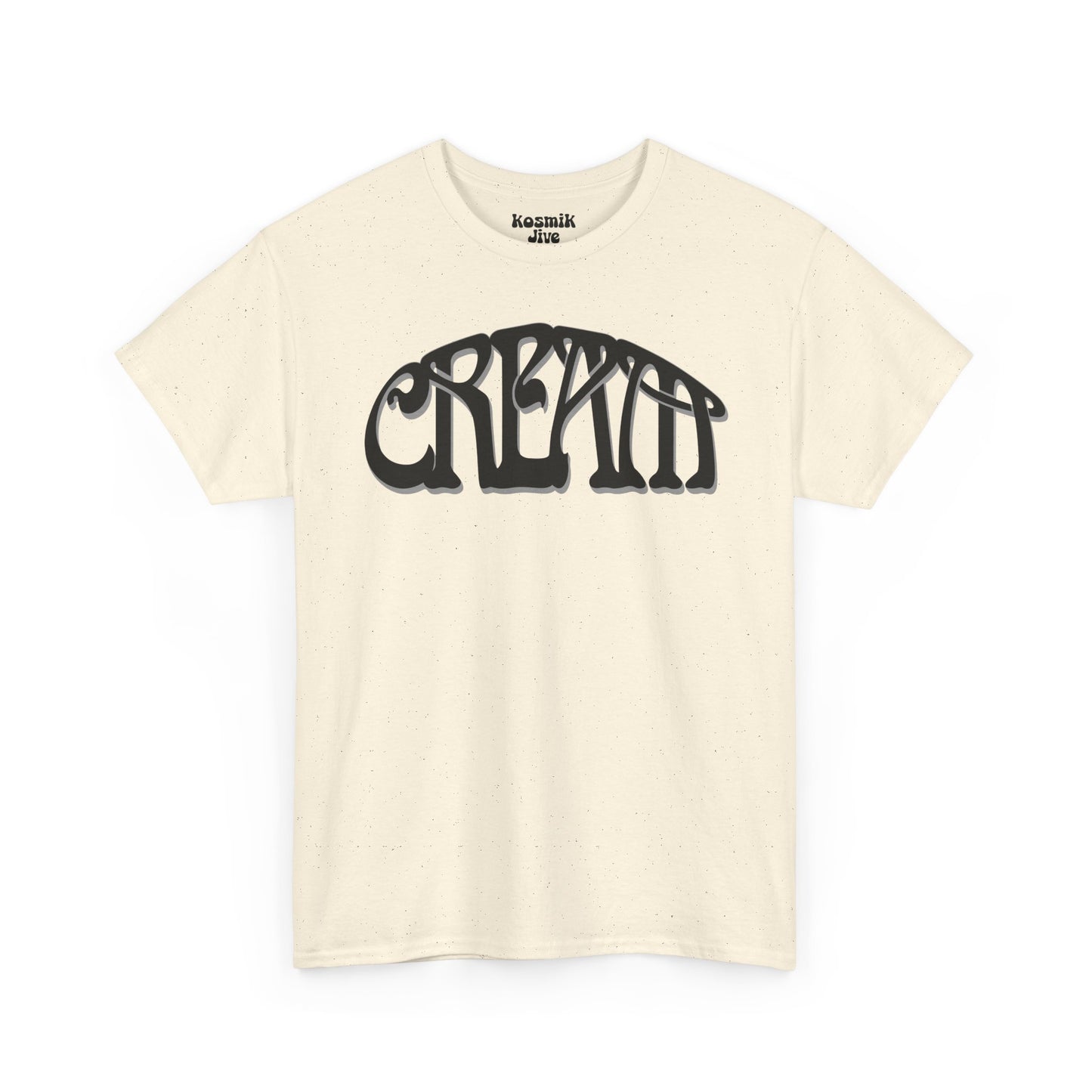 Cream Lettering T-Shirt
