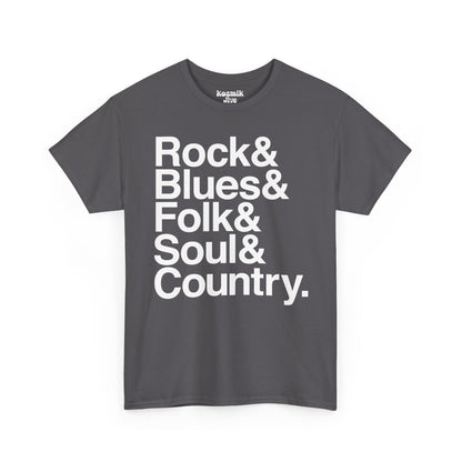 Rock & Blues & Folk & Soul & Country T-Shirt