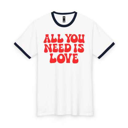 All You Need Is Love Ringer Tee