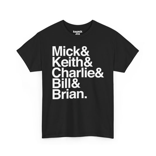 Mick & Keith & Charlie & Bill & Brian T-Shirt