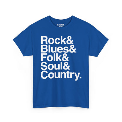 Rock & Blues & Folk & Soul & Country T-Shirt