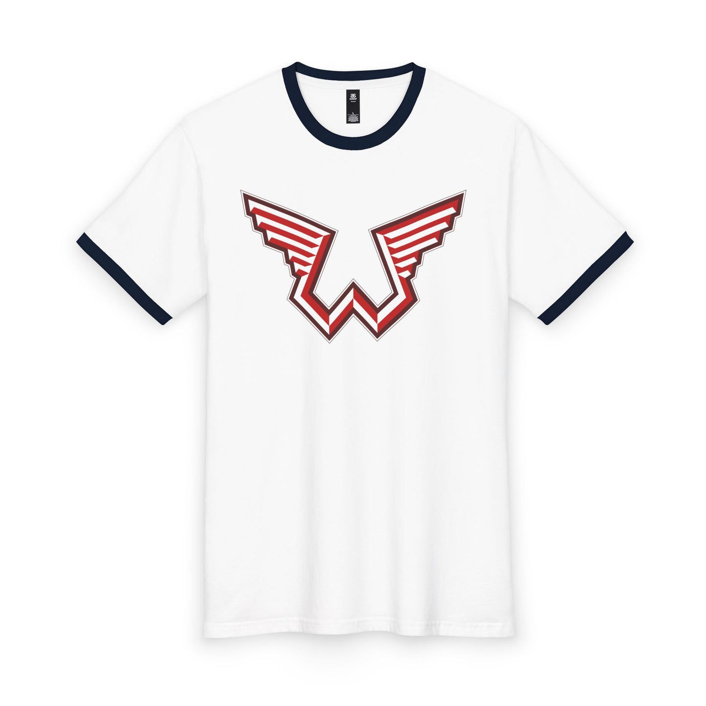 Wings Red Ringer Tee