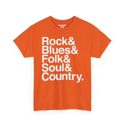 Rock & Blues & Folk & Soul & Country T-Shirt