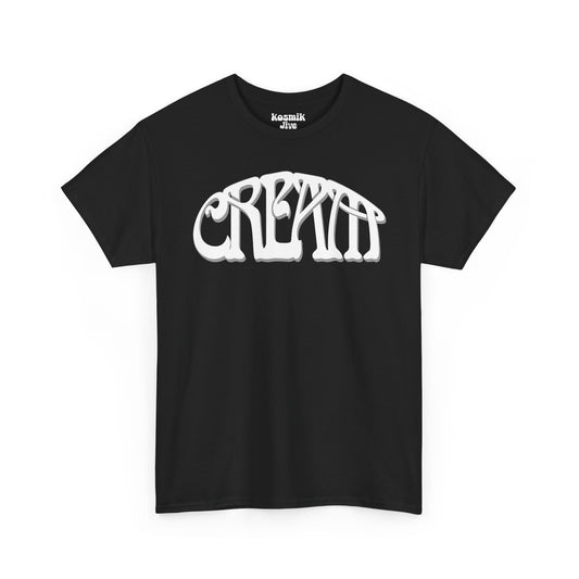 Cream Lettering T-Shirt