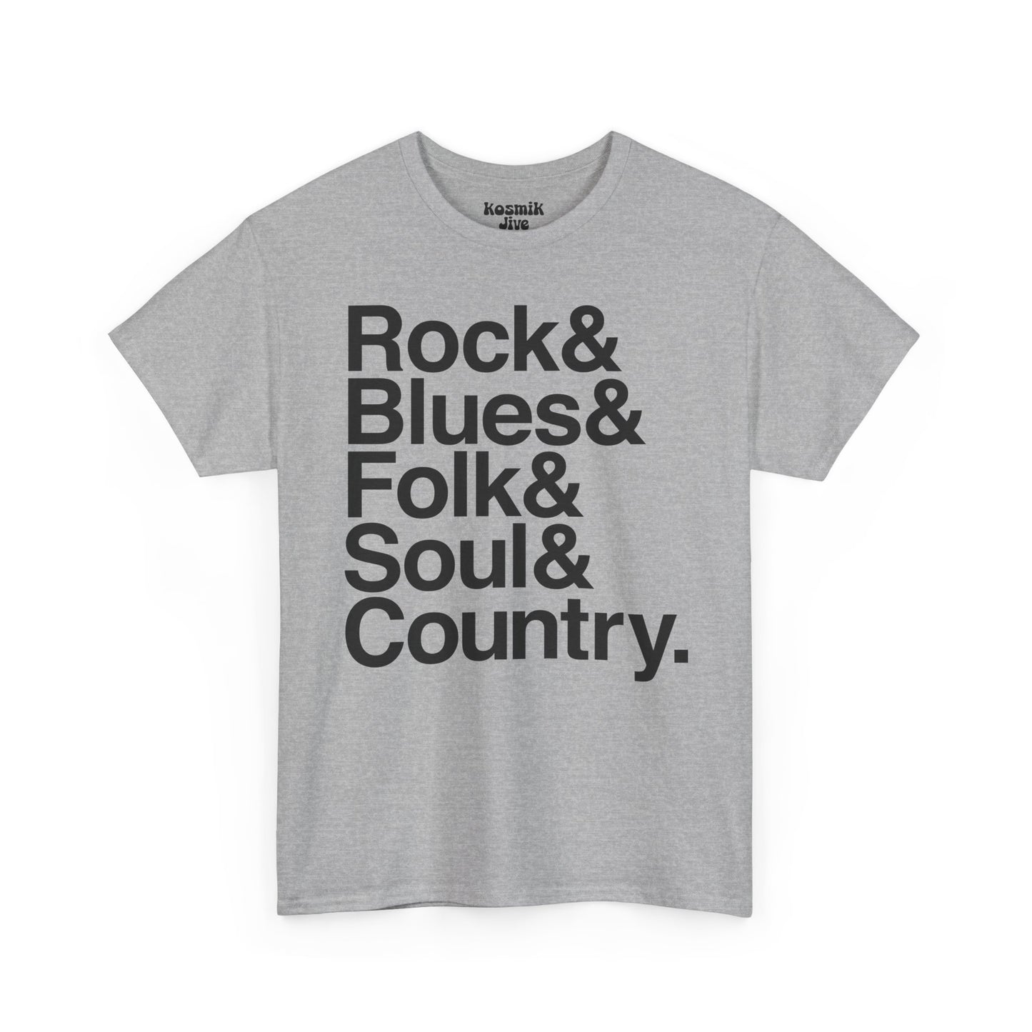 Rock & Blues & Folk & Soul & Country T-Shirt