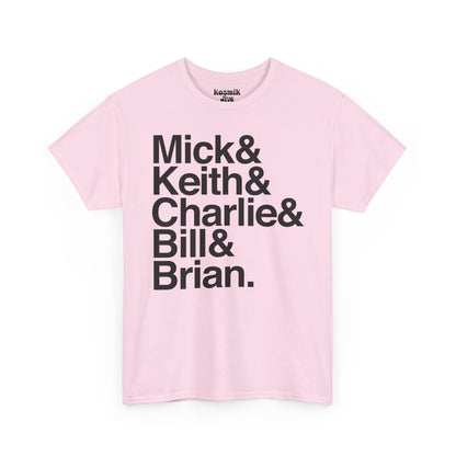 Mick & Keith & Charlie & Bill & Brian T-Shirt