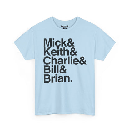Mick & Keith & Charlie & Bill & Brian T-Shirt