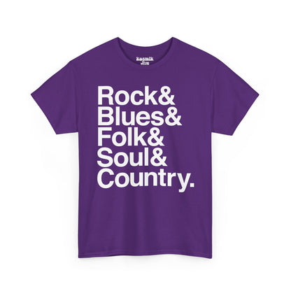 Rock & Blues & Folk & Soul & Country T-Shirt