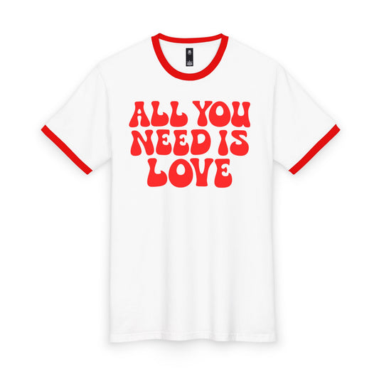 All You Need Is Love Ringer Tee