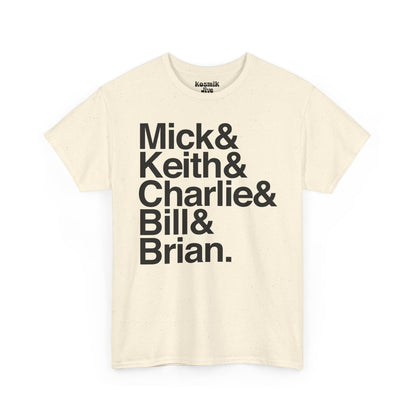 Mick & Keith & Charlie & Bill & Brian T-Shirt