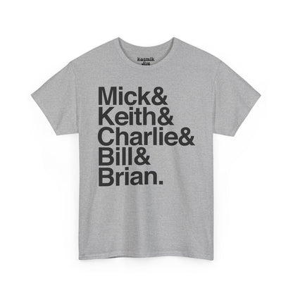 Mick & Keith & Charlie & Bill & Brian T-Shirt
