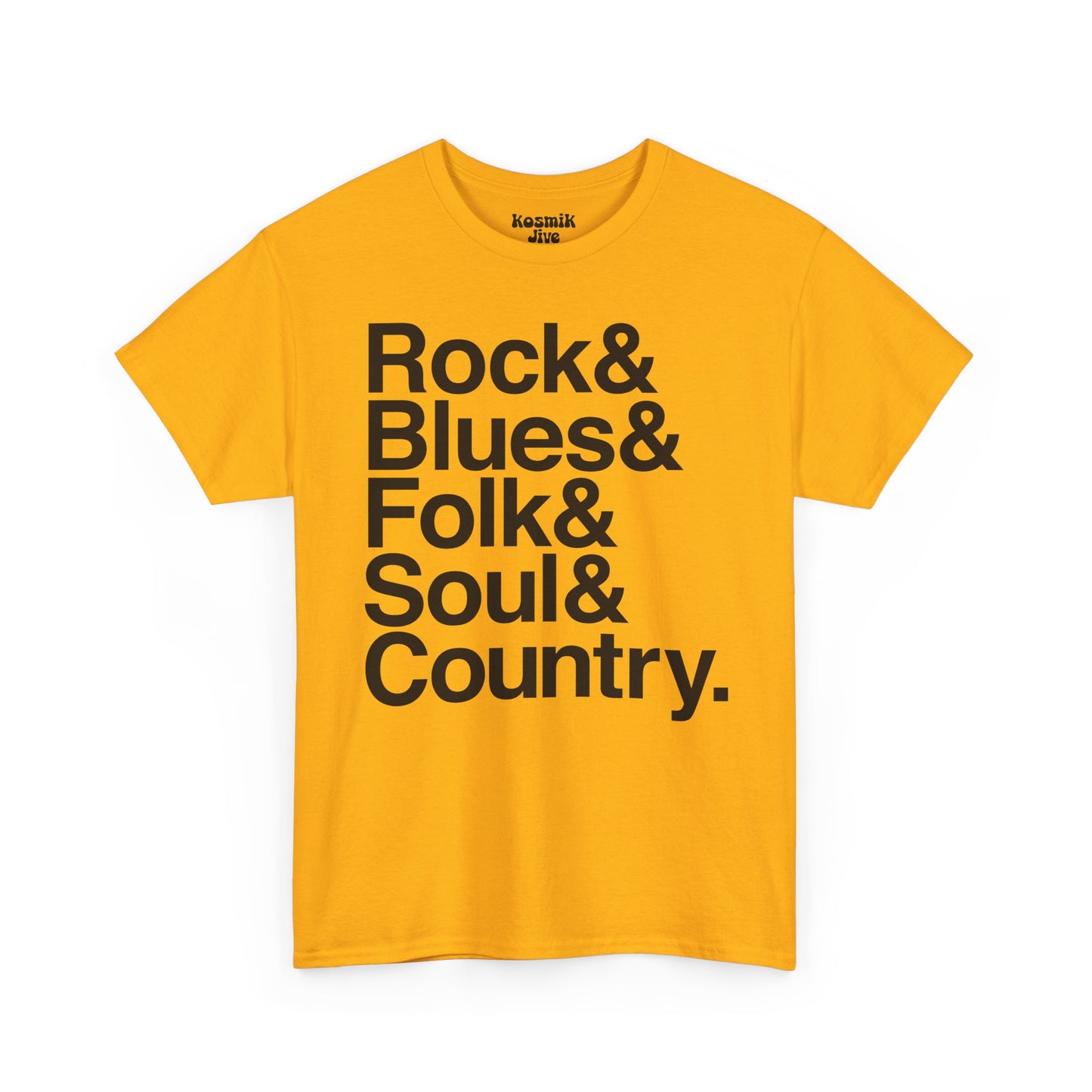 Rock & Blues & Folk & Soul & Country T-Shirt