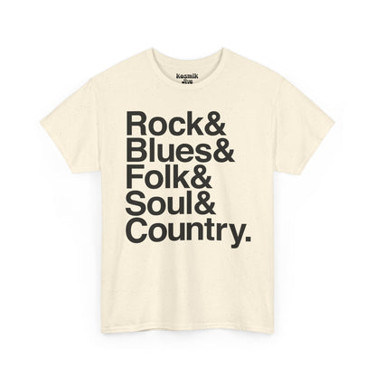 Rock & Blues & Folk & Soul & Country T-Shirt