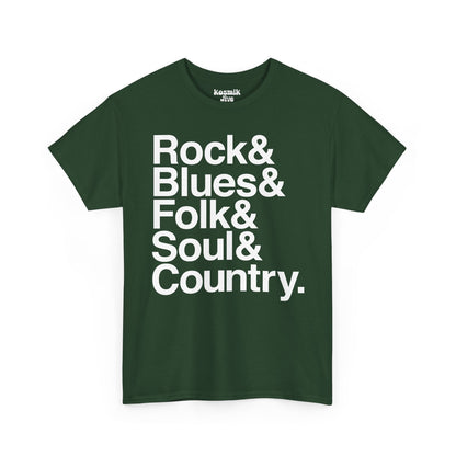 Rock & Blues & Folk & Soul & Country T-Shirt