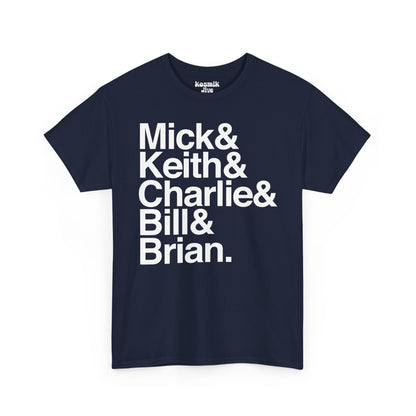 Mick & Keith & Charlie & Bill & Brian T-Shirt