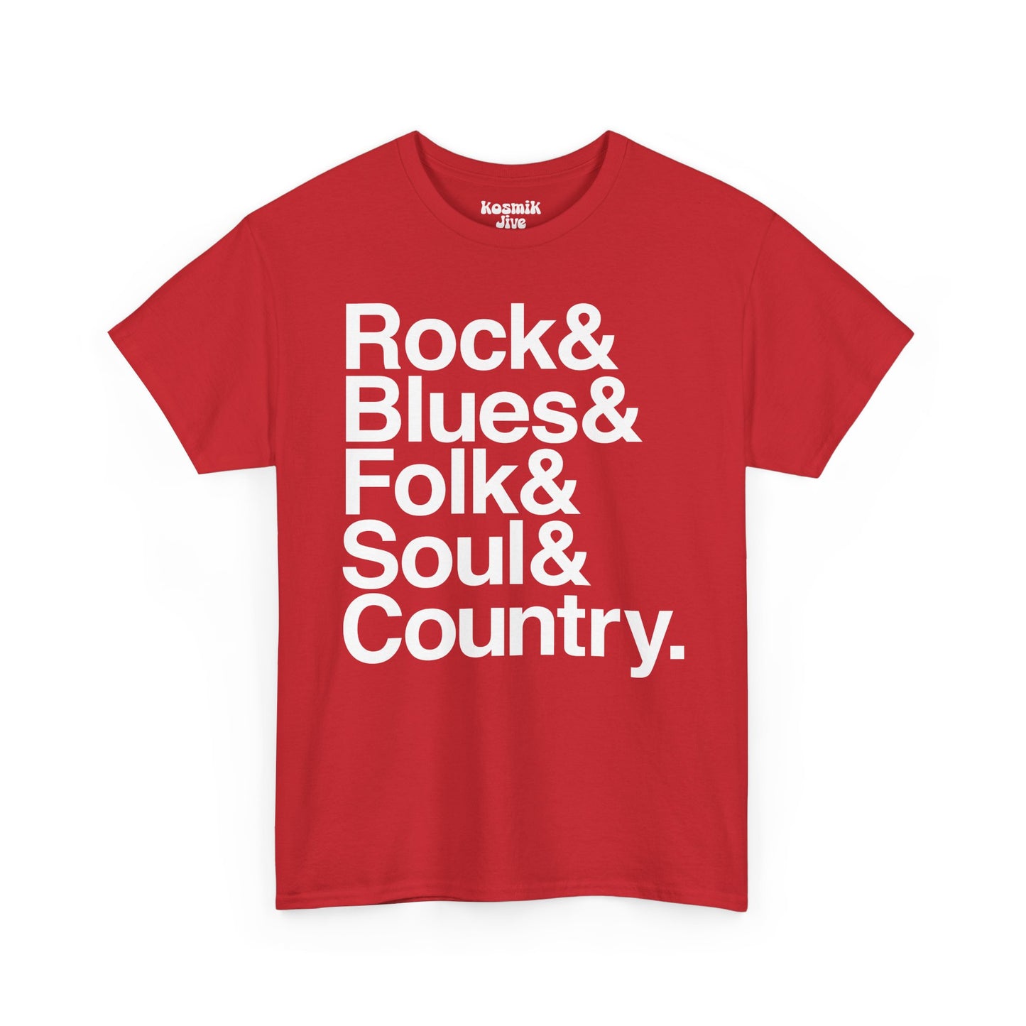 Rock & Blues & Folk & Soul & Country T-Shirt