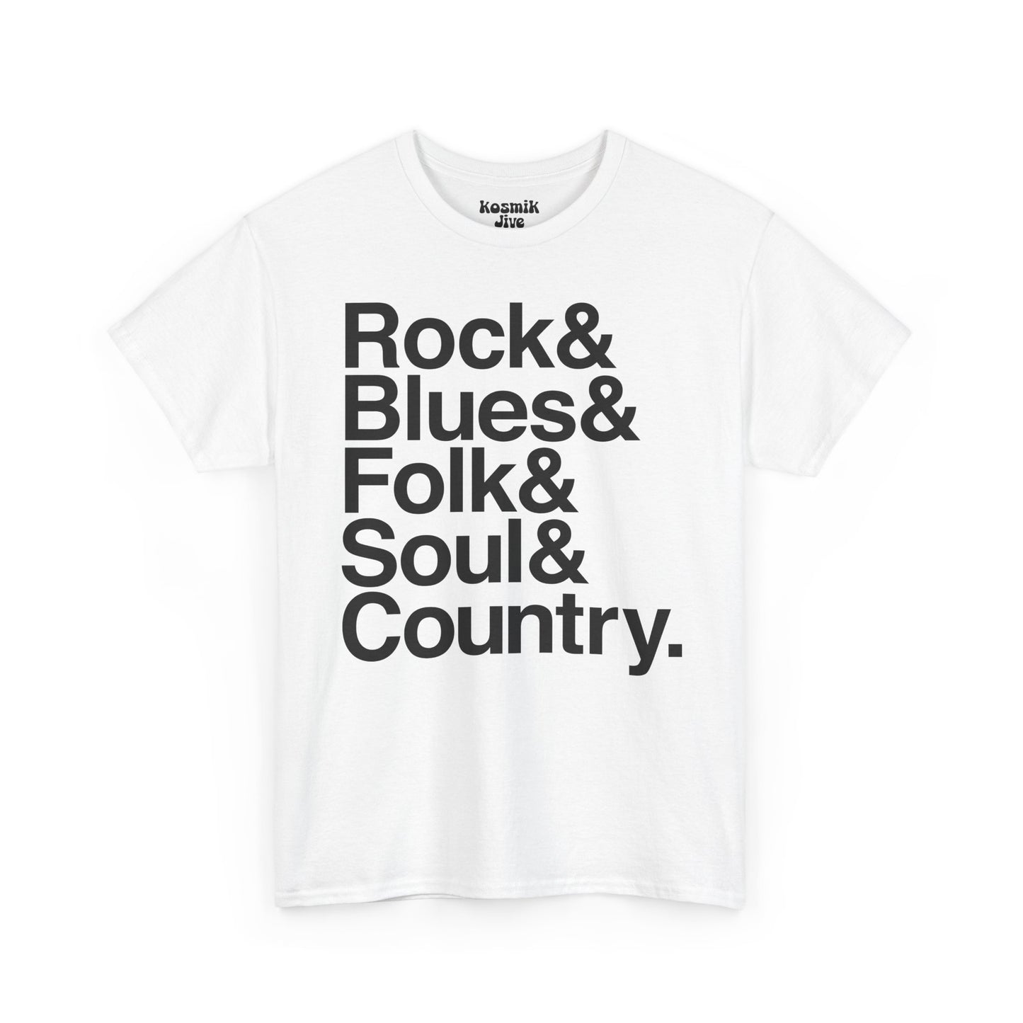 Rock & Blues & Folk & Soul & Country T-Shirt