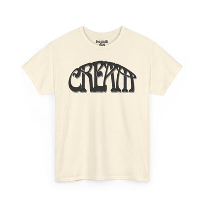 Cream Lettering T-Shirt